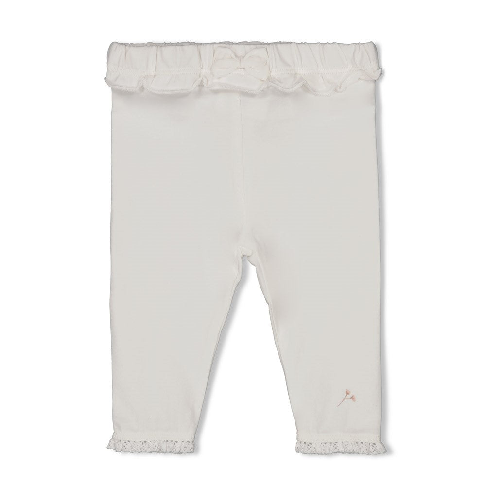 Weiße Leggings aus der Kollektion Delicate Flower von Feetje.