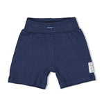 Dunkelblaue Short aus der "Seaside Happiness" Kollektion von Feetje.