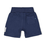 Dunkelblaue Short aus der "Seaside Happiness" Kollektion von Feetje.