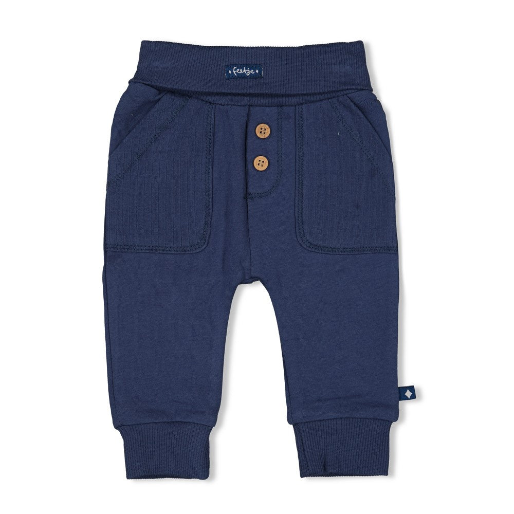 Dunkelblaue Hose aus der "Seaside Happiness" Kollektion von Feetje.