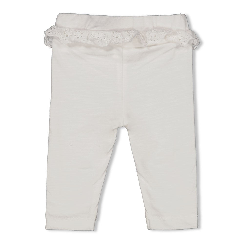Diese nette weiße Legging ist aus der "Sea la Vie'' Kollektion von Feetje.