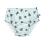 Die mintgrüne Baby Schwimmwindel bietet eine schöne und umweltfreundliche Alternative zur Einwegwindel. Ihr saugfähiges Innenfutter hält die Kinderhaut trocken und größere Missgeschicke im Wasser auf. Geeignet von 3 Monaten bis 3 Jahren.