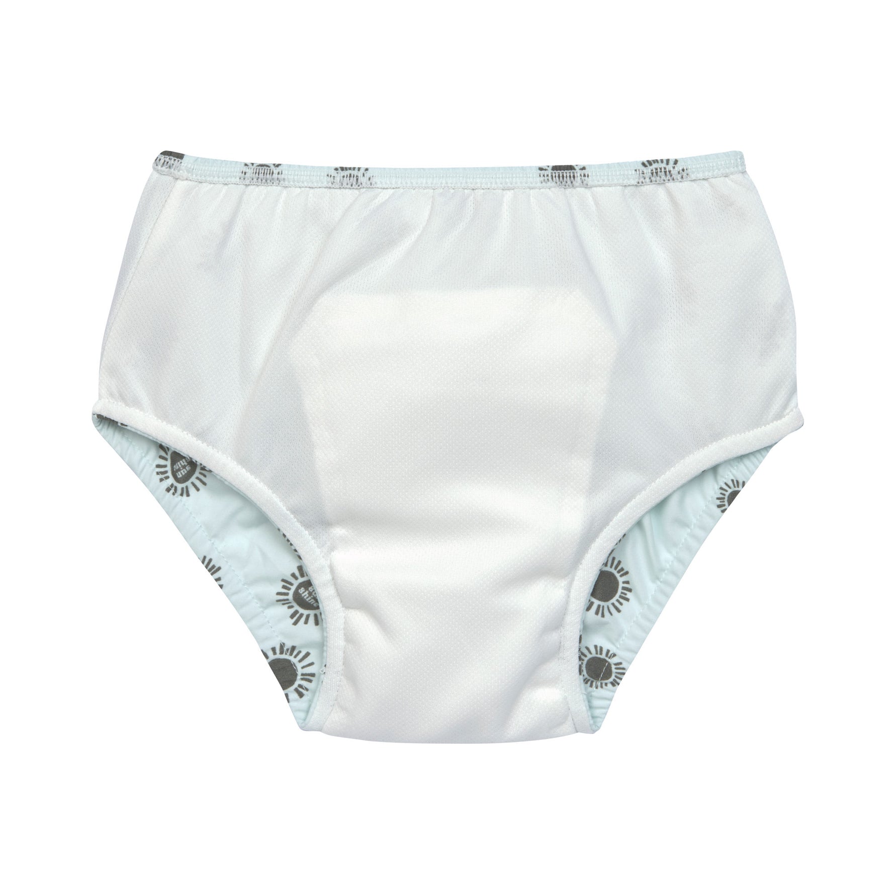 Die mintgrüne Baby Schwimmwindel bietet eine schöne und umweltfreundliche Alternative zur Einwegwindel. Ihr saugfähiges Innenfutter hält die Kinderhaut trocken und größere Missgeschicke im Wasser auf. Geeignet von 3 Monaten bis 3 Jahren.