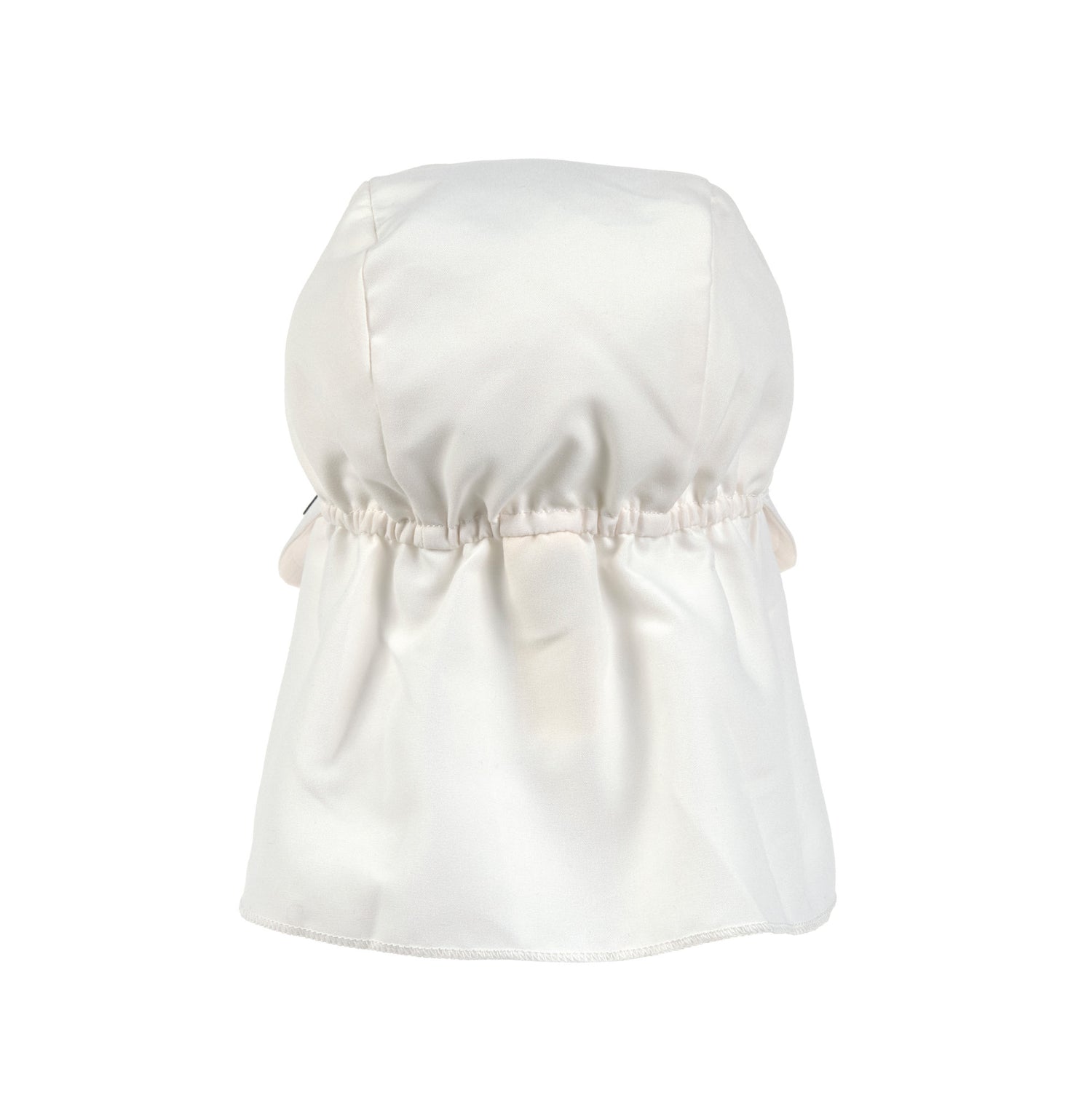 Der weiße Kinder Sonnenhut mit extra langem Nackenschutz und UV-Schutz 80 schützt den Kopf, Nacken und die Augen von Babys und Kleinkindern. Das schnelltrocknende Obermaterial und sommerliche Farben sorgen für unbeschwerte Sommertage.