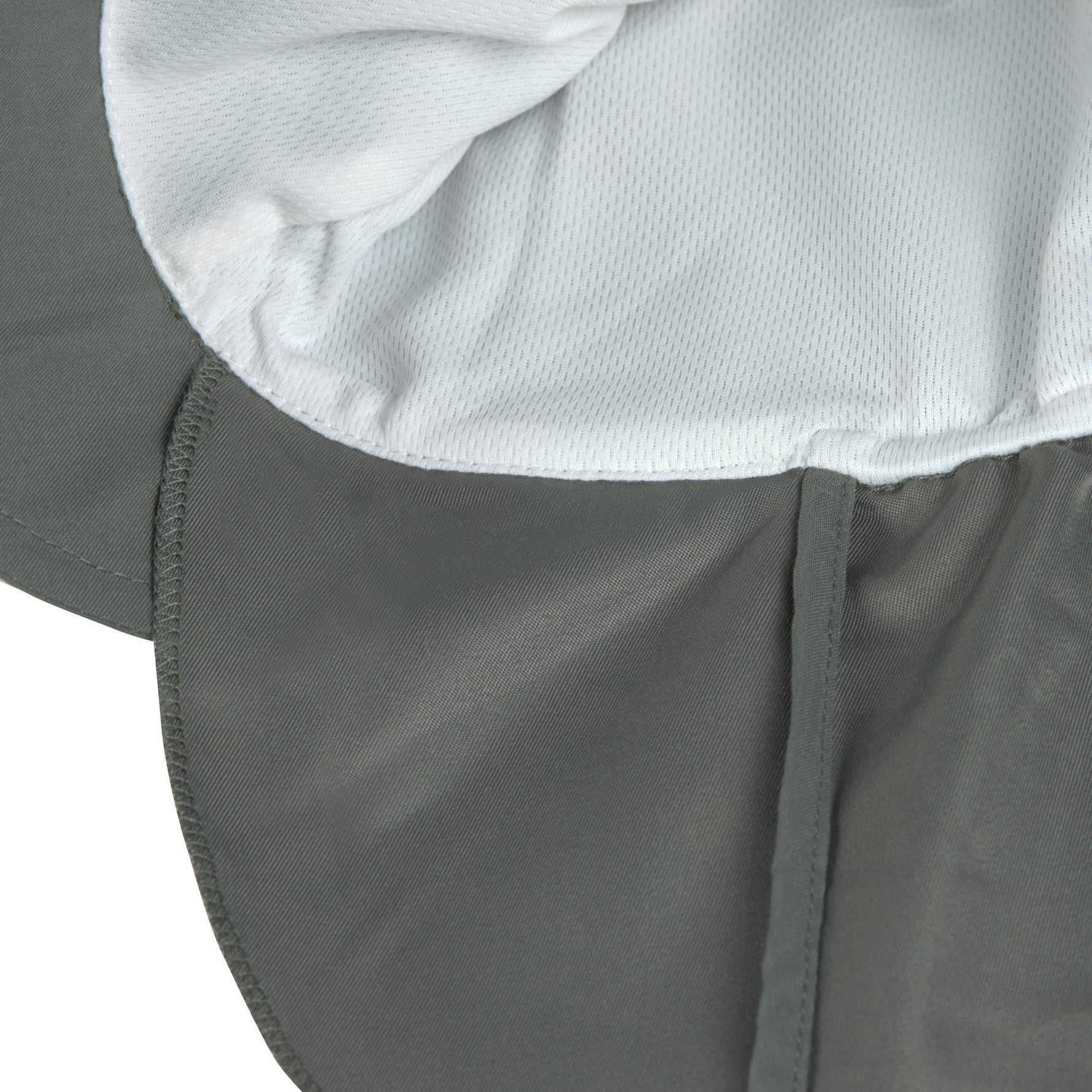 Der olivgrüne Kinder Sonnenhut mit extra langem Nackenschutz und UV-Schutz 80 schützt den Kopf, Nacken und die Augen von Babys und Kleinkindern. Das schnelltrocknende Obermaterial und sommerliche Farben sorgen für unbeschwerte Sommertage.