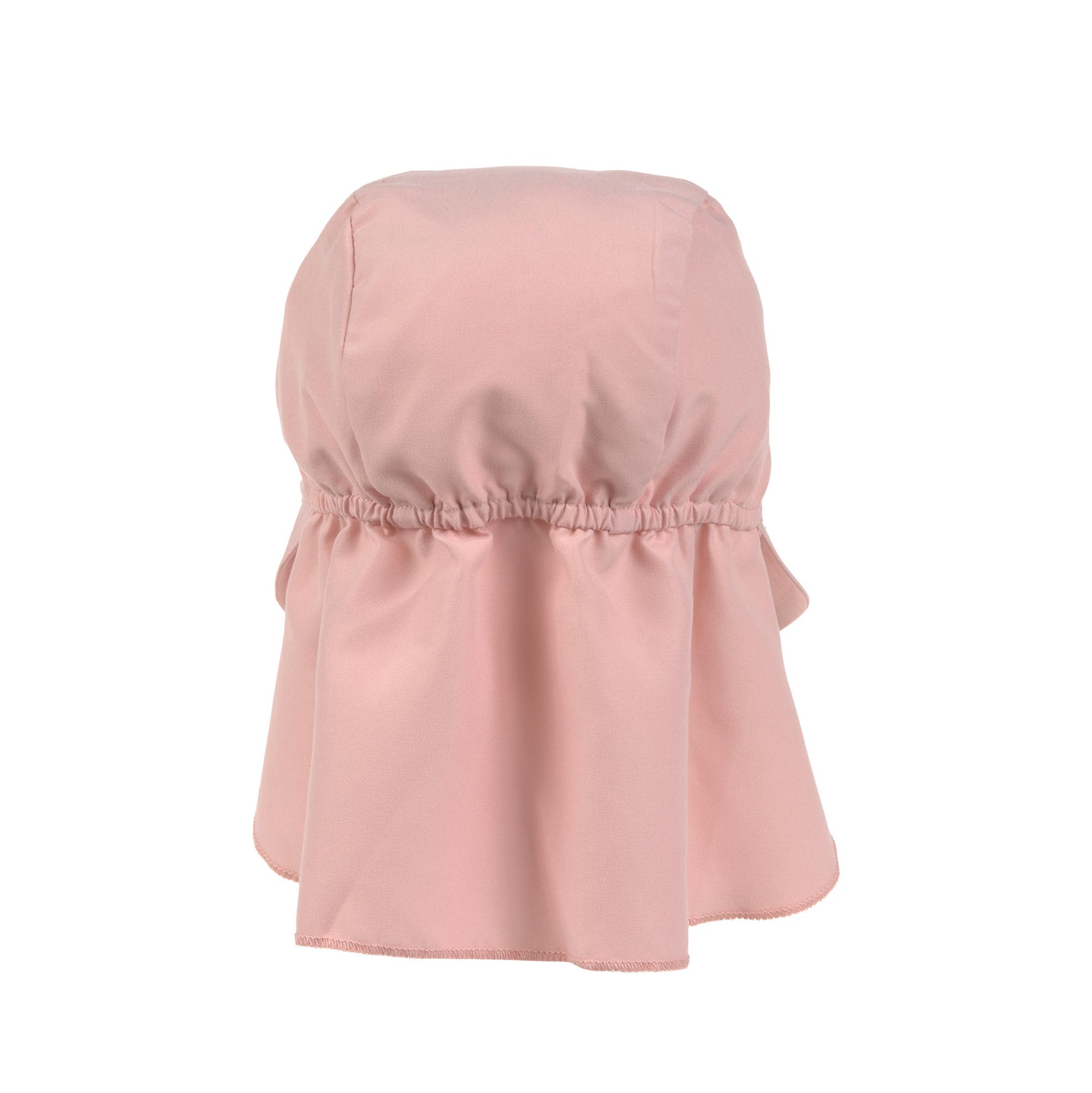 Der rosafarbene Kinder Sonnenhut mit extra langem Nackenschutz und UV-Schutz 80 schützt den Kopf, Nacken und die Augen von Babys und Kleinkindern. Das schnelltrocknende Obermaterial und sommerliche Farben sorgen für unbeschwerte Sommertage.