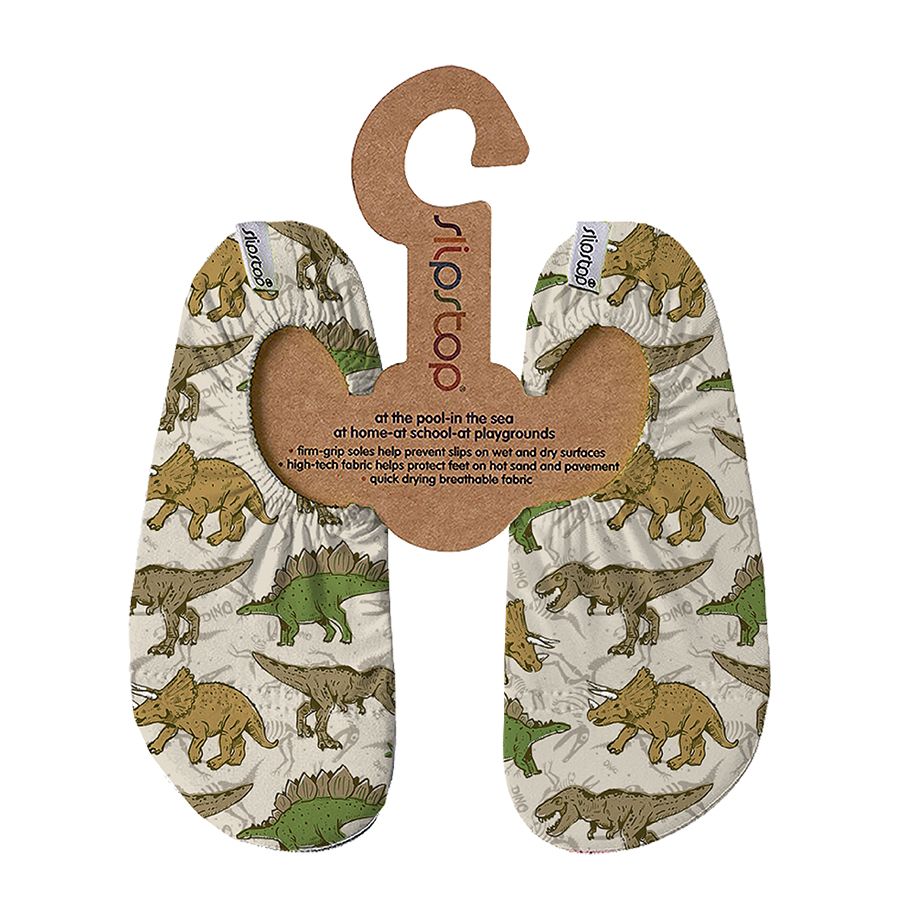 Dank seiner griffigen Antirutsch-Sohle bietet Slipstop Sicherheit auf nassen und rutschigen Böden.
&nbsp;
- Schuhe mit Antirutsch-Sohle für viele Nutzungsbereiche geeignet.
- Schutz vor heissem Sand am Strand, Insekten, Bienen, Bakterien und Keimen
- leicht, flexibel und bequem
- einfach an- und auszuziehen wie eine Socke
- aus atmungsaktivem und schnell trocknendem Stoff
- ohne gefährliche Weichmacher und Klebstoffe
- Sonnenschutzfaktor 50+
- viele farbenfrohe und fröhliche Motive für das ganze Jahr
- idea