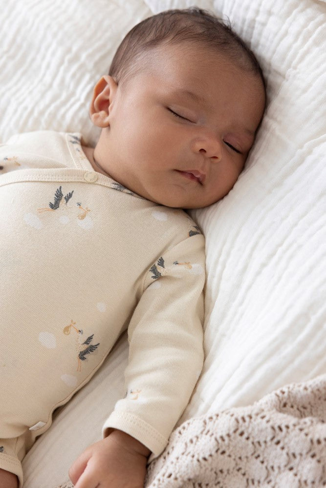 Beschreibung

Gerippter Wickelbody von Feetje aus der Kollektion Special Delivery

Material