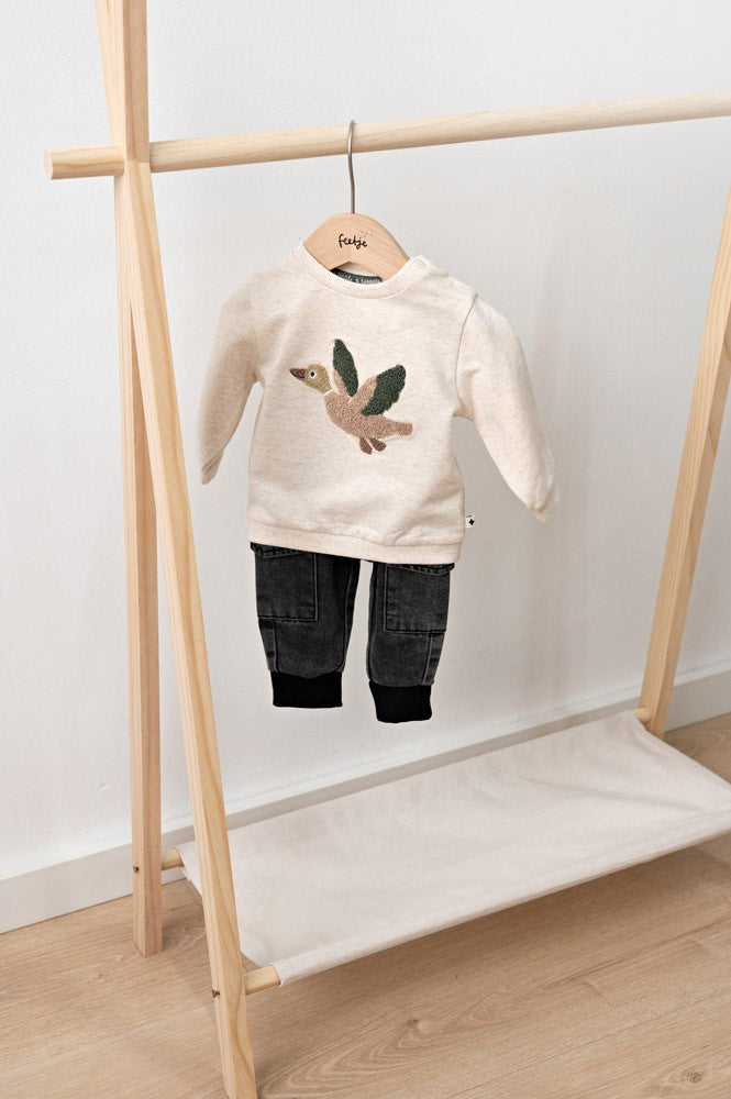 Sweater mit süßer Ente von Feetje aus der Kollektion Wiggle and Waddle.