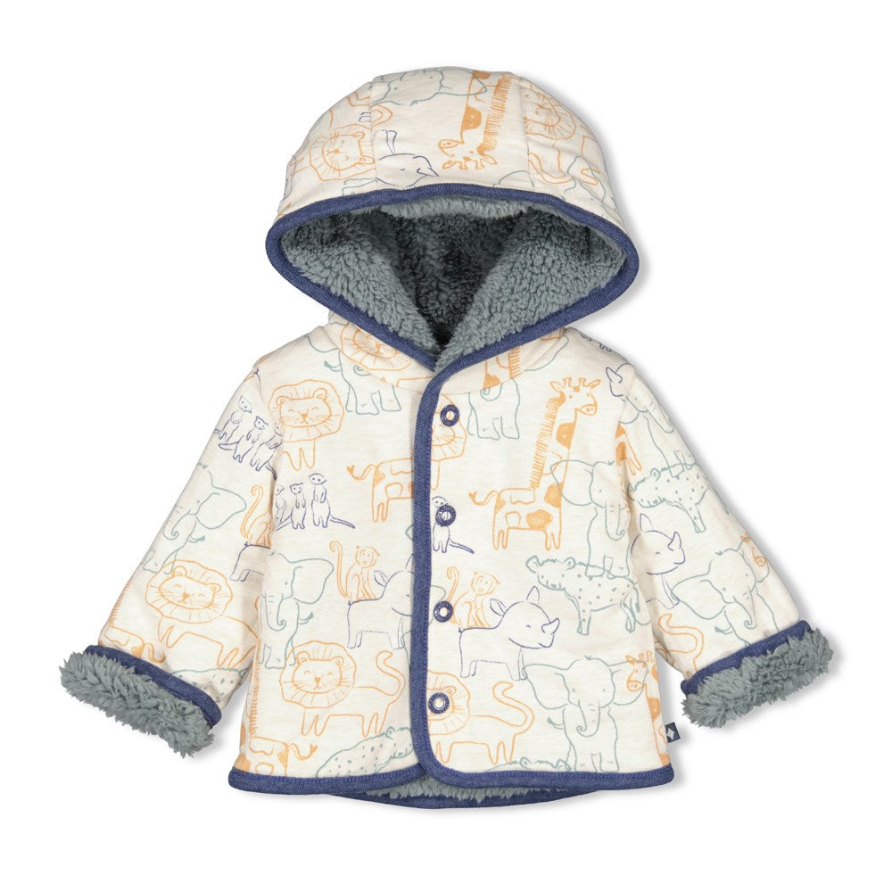 Wendejacke mit Teddyplüsch oder Tierprint