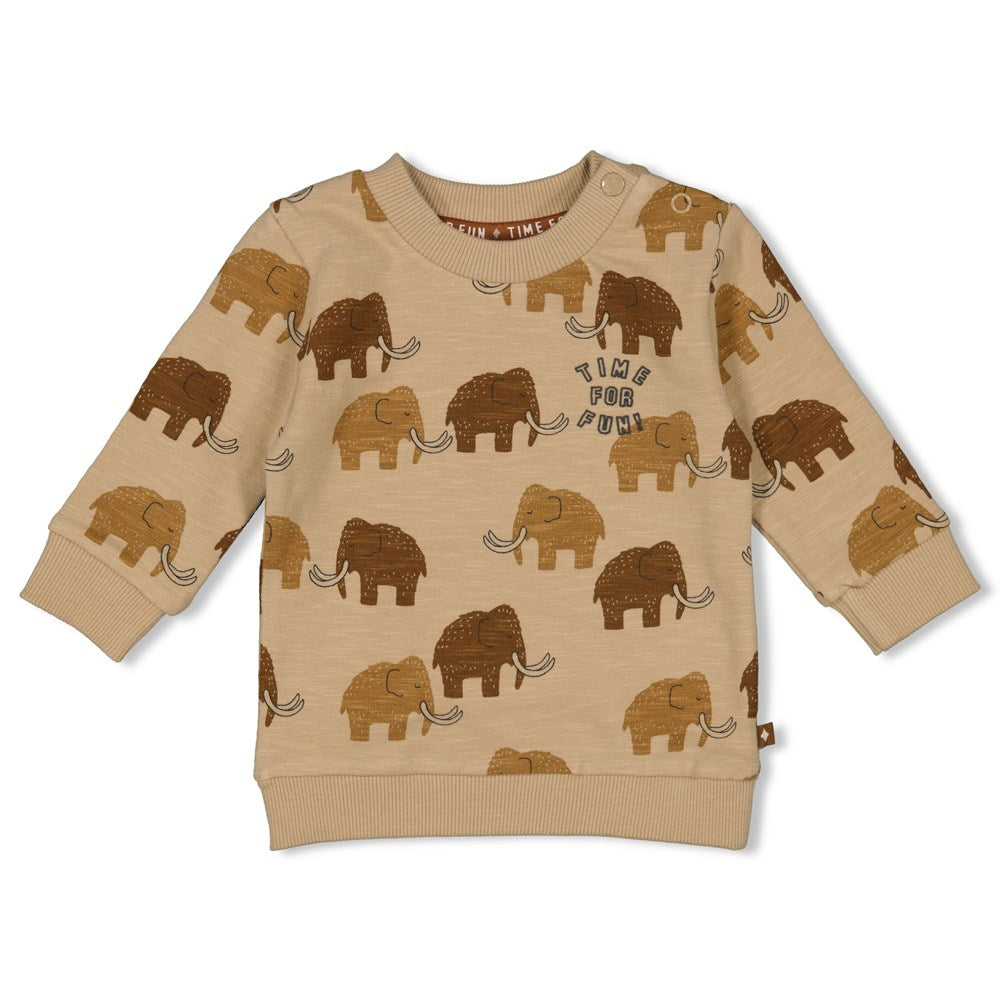 Sweater mit Mammutmotiv