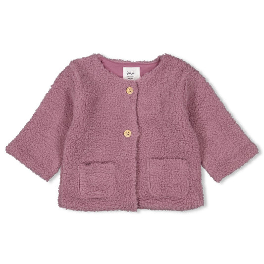 flauschige Teddyjacke