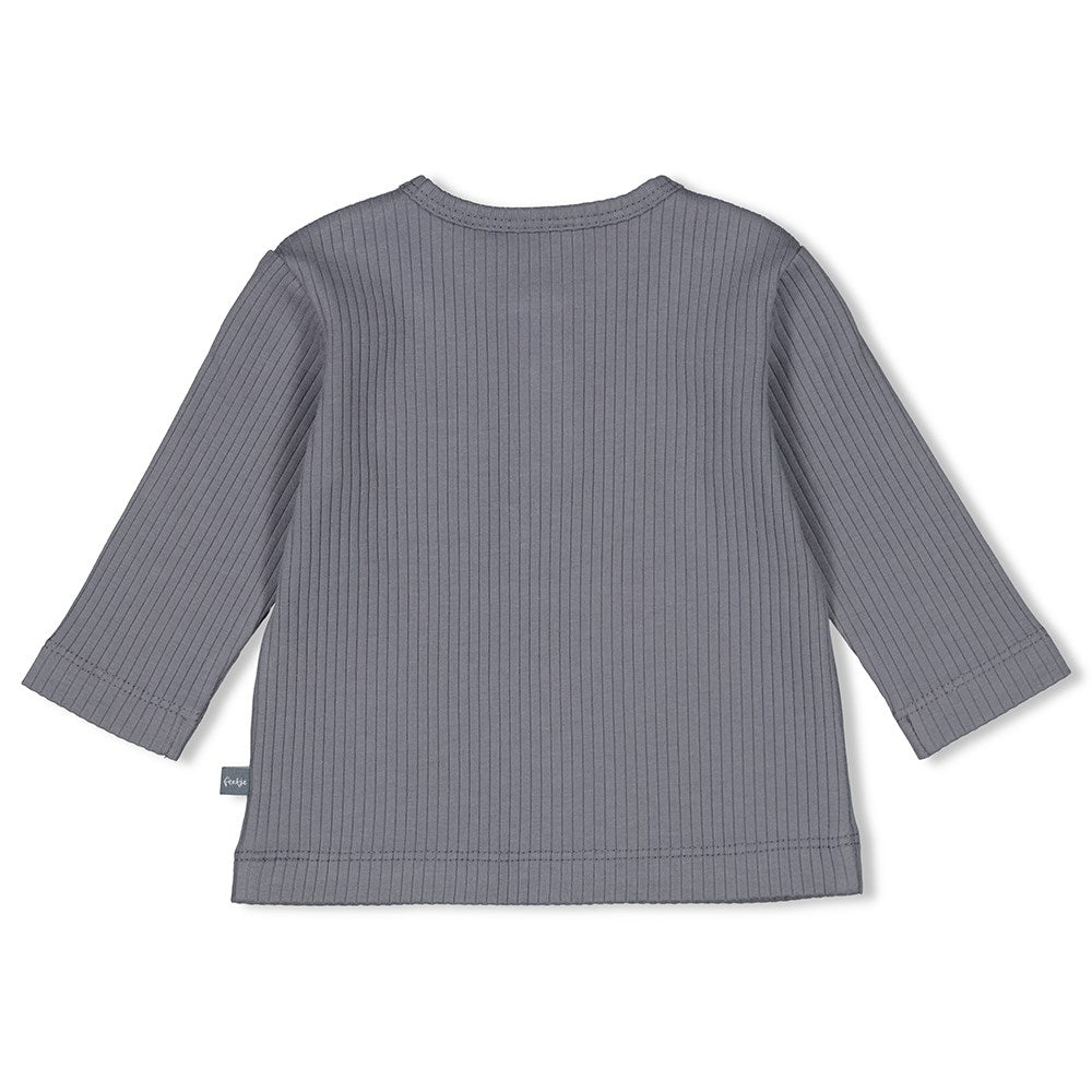 Langarm Shirt gerippt - forever Bestie: Das perfekte Baby Langarm Shirt aus der Newborn Kollektion von Feetje für deine kleine forever Bestie! Hergestellt aus weichem, gerippten Stoff und mit dem süßen Aufdruck "Forever Bestie" wird es zum neuen Lieblingsteil im Kleiderschrank.&nbsp;