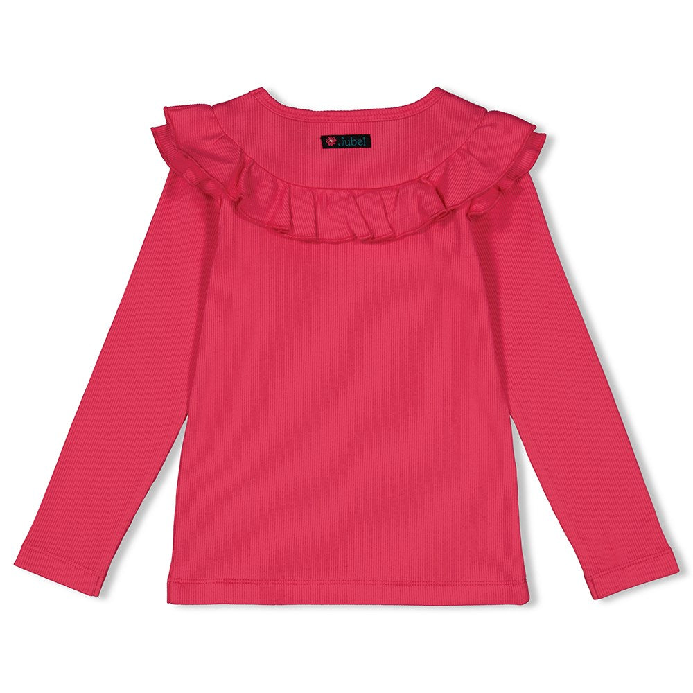 Das trendige Langarm Shirt aus der Girls Club Kollektion von Jubel ist perfekt für coole Kids, die gerne auffallen wollen. Funkelnde Details und ein bequemer Schnitt machen dieses Shirt zum Must-Have in jedem Kleiderschrank.&nbsp;
