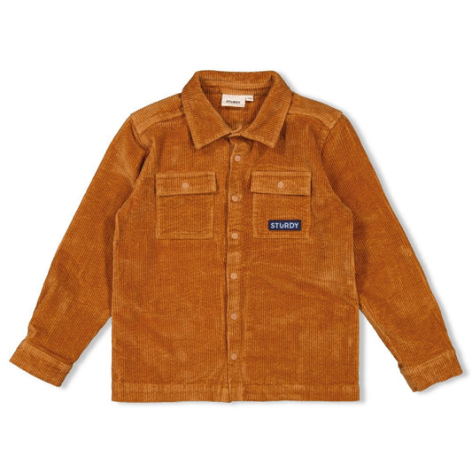 Dieses braune Kordhemd aus der Waves and Whales Kollektion von Sturdy vereint zeitlosen Stil mit hochwertiger Verarbeitung.
