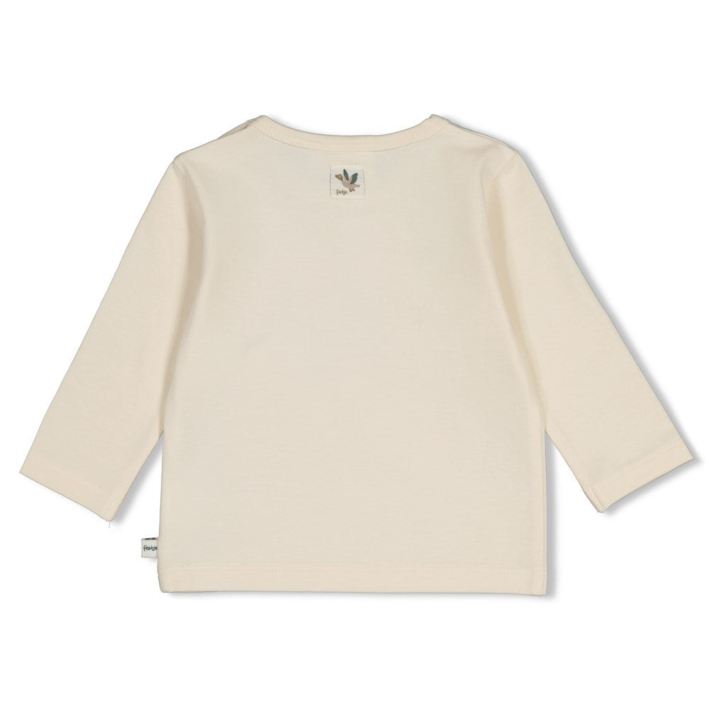 Das langarm Shirt von Feetje aus der Kollektion Wiggle and Waddle ergänzt jedes Outfit wunderbar.