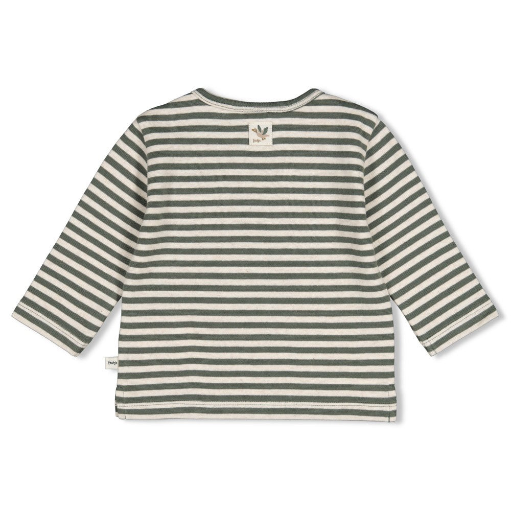 Geripptes langarm Shirt Ringel von Feetje aus der Kollektion Wiggle and Waddle.