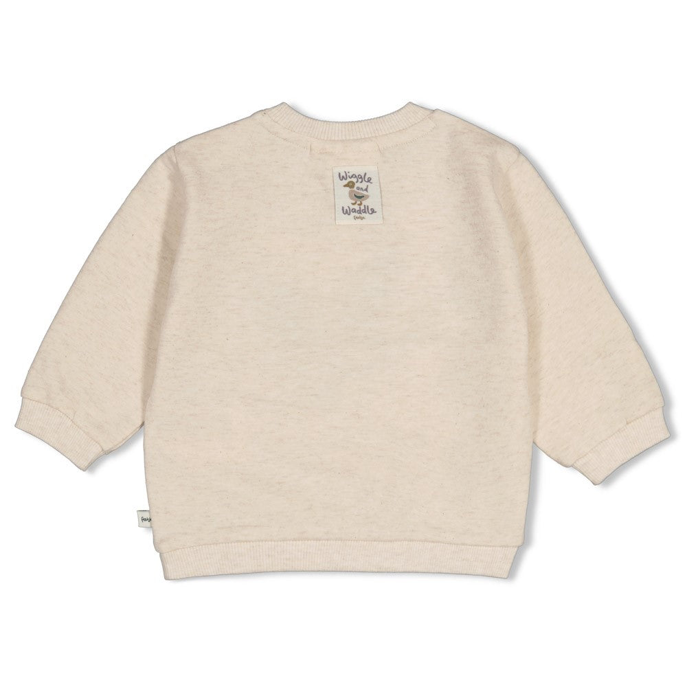 Sweater mit süßer Ente von Feetje aus der Kollektion Wiggle and Waddle.