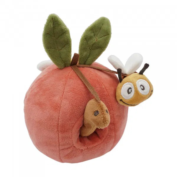 Der Activity Plüschball in Apfelform bietet Babys interaktiven Spielspaß. Mit weichem Plüsch und verschiedenen Steckfiguren fördert er Greifen und Entdecken. Ideal für Jungen und Mädchen, unterstützt er die sensorische Entwicklung zu Hause und unterwegs.