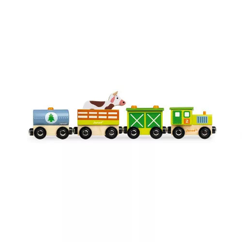 Denk dir spannende Geschichten mit dieser magnetischen Eisenbahn aus und schicke deine Bauernhoftiere auf Reisen. Kompatibel mit allen Welten der Produktserie Story. Dieses Produkt fördert: Feinmotorik und Fantasie.

