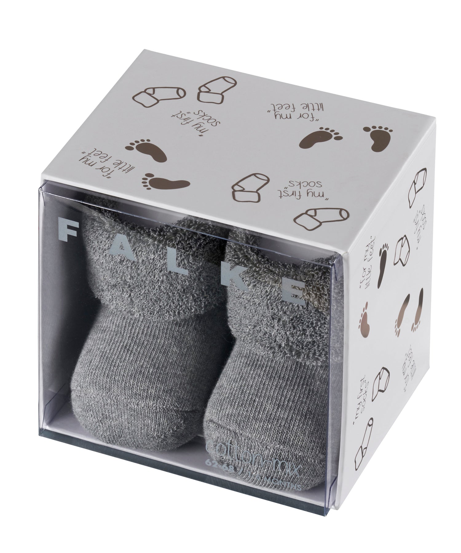 Erstling Babys Geschenkbox - grey