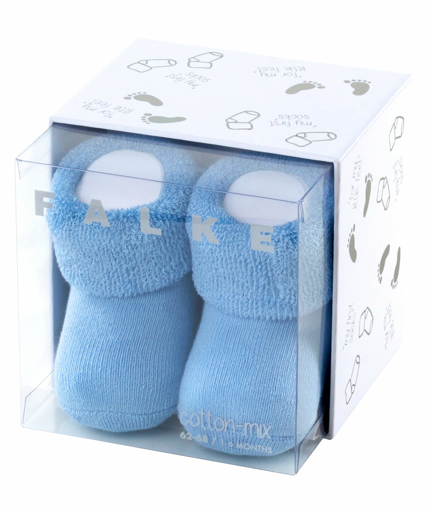 Erstling Babys Geschenkbox - light blue