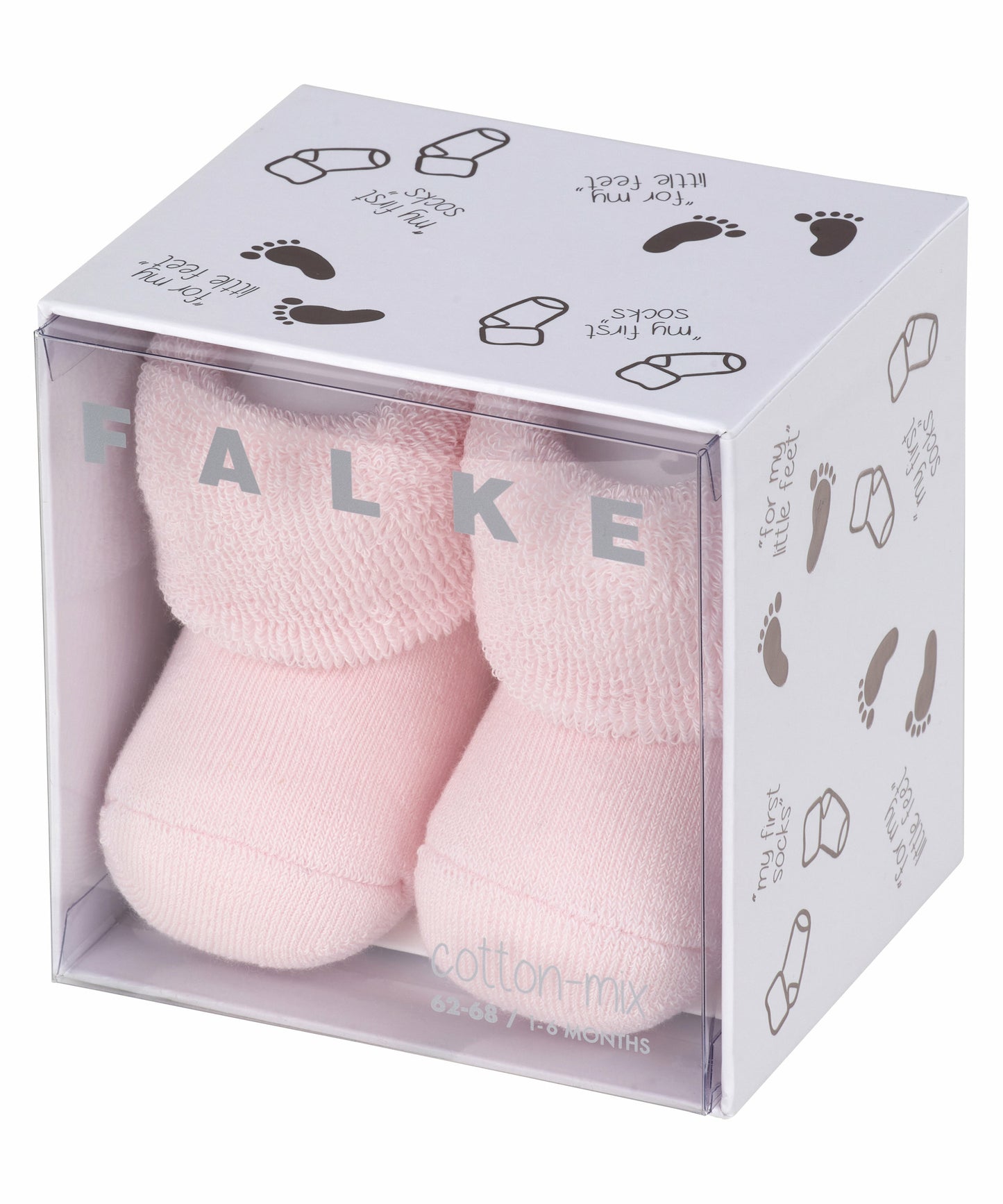 Erstling Babys Geschenkbox - light rosa