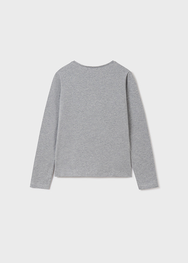 T-Shirt langarm Pailletten