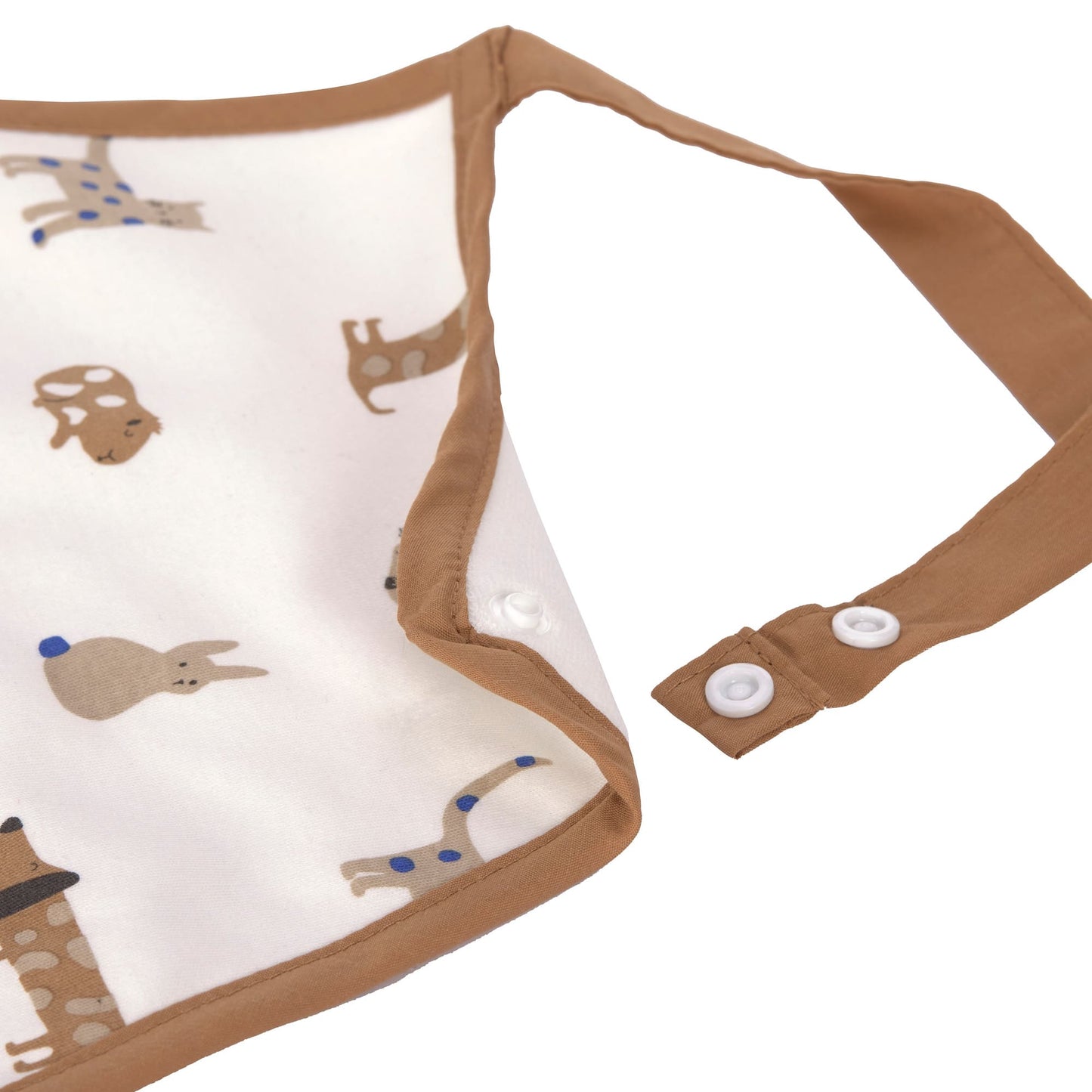Medium Drop Bib 2 pcs Little Mateys royal blue