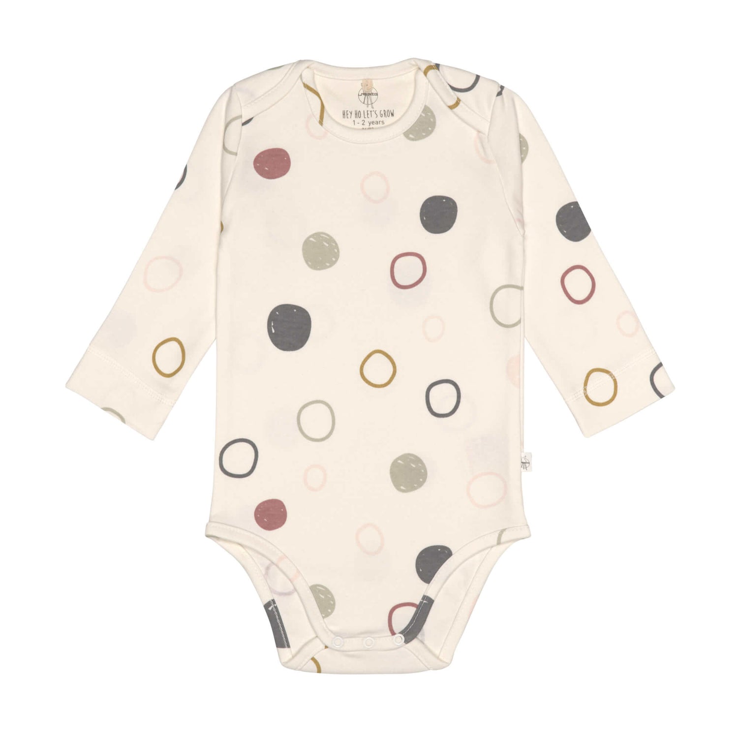 Langarm Rundhalsbody - GOTS