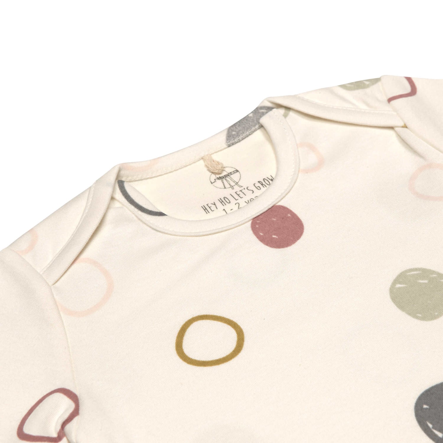 Langarm Rundhalsbody - GOTS