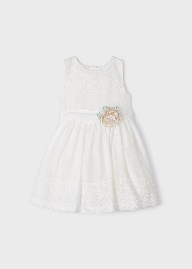 Kleid kombiniert Guipure