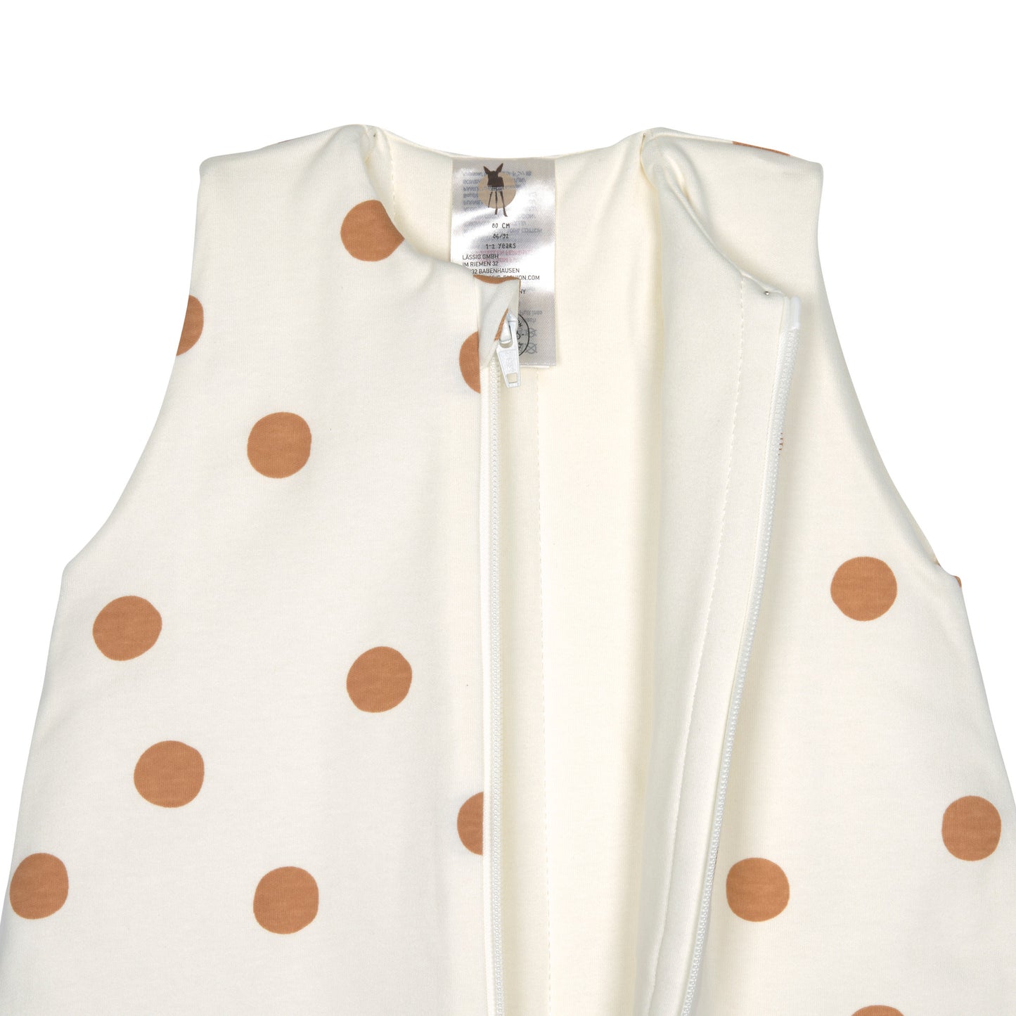 Sleeping Jumper Big Dots milky, 92 cm, 2-3 years