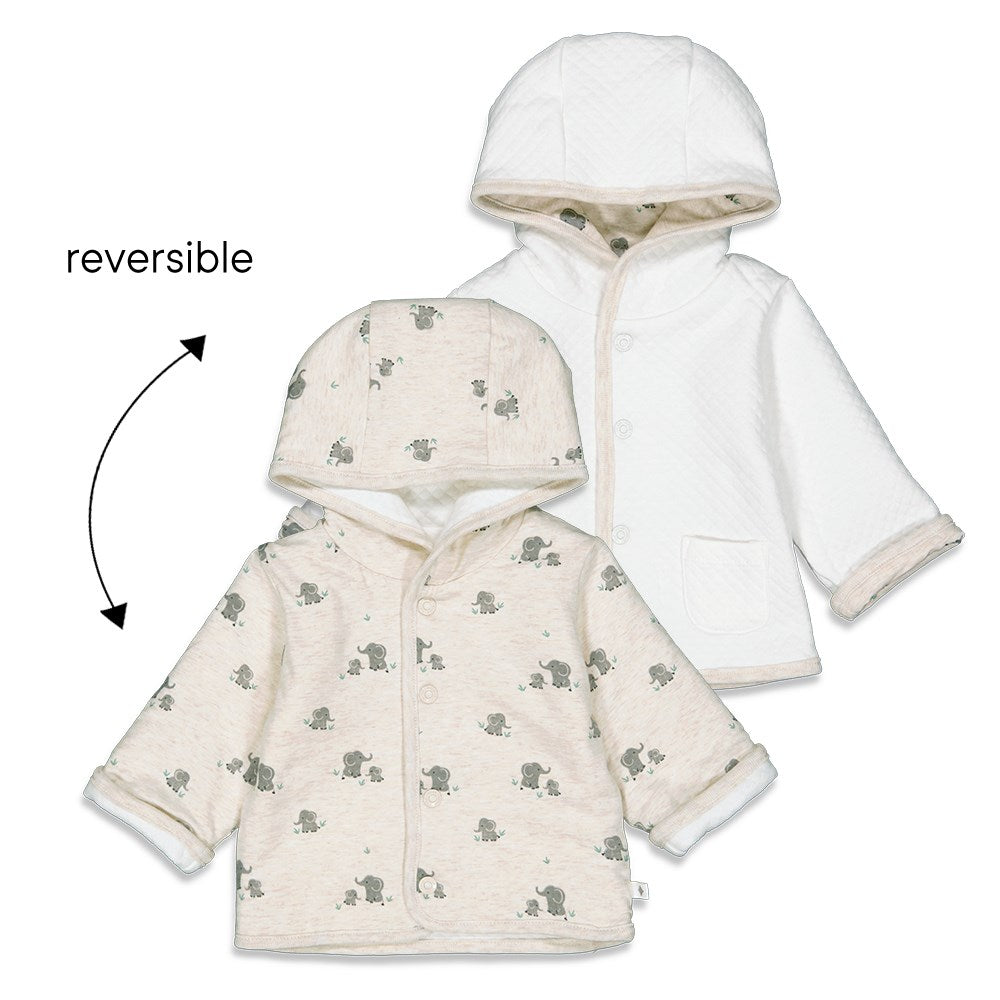 Wendejacke mit Kapuze - Elephant
