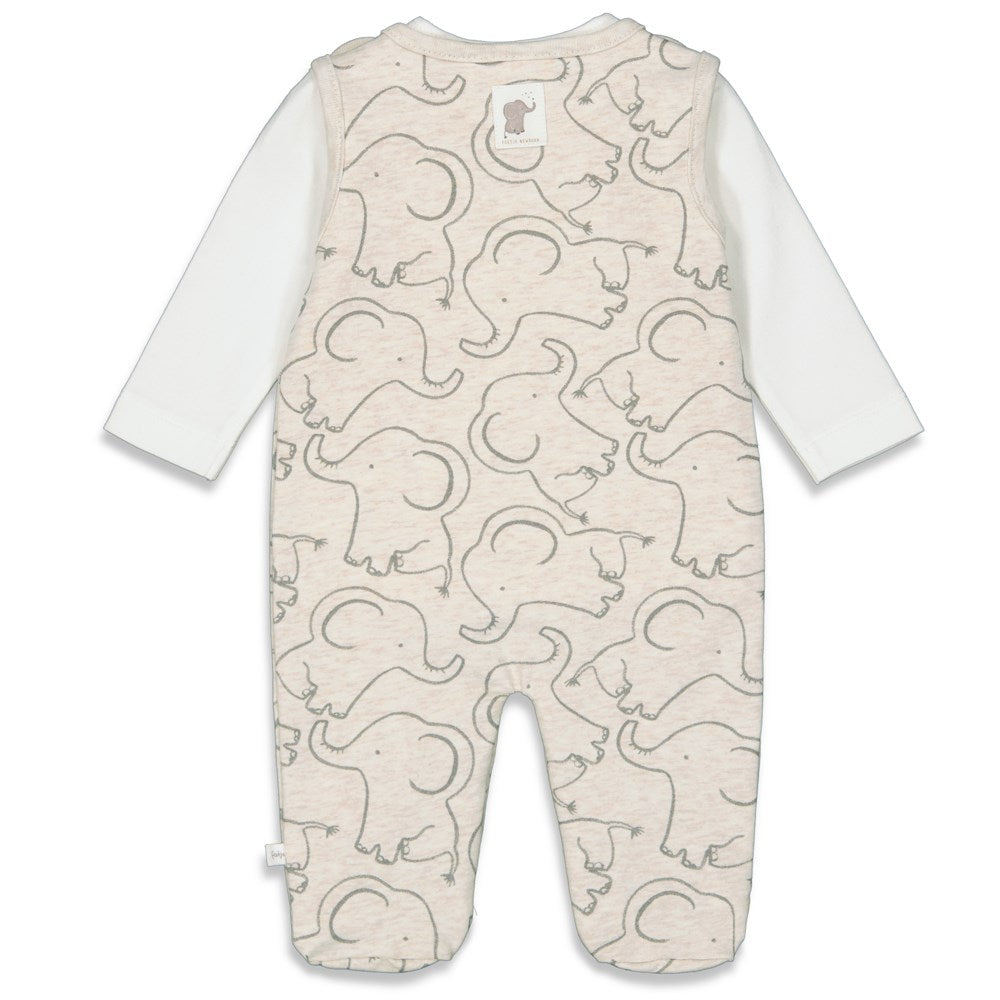 2-tlg Strampler - Elephant
